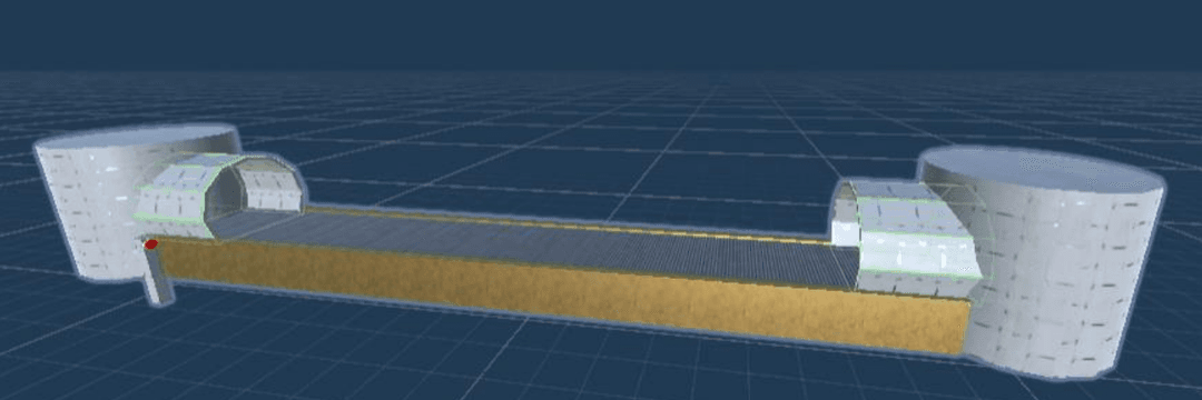 Tapis roulant et bouton d'interaction